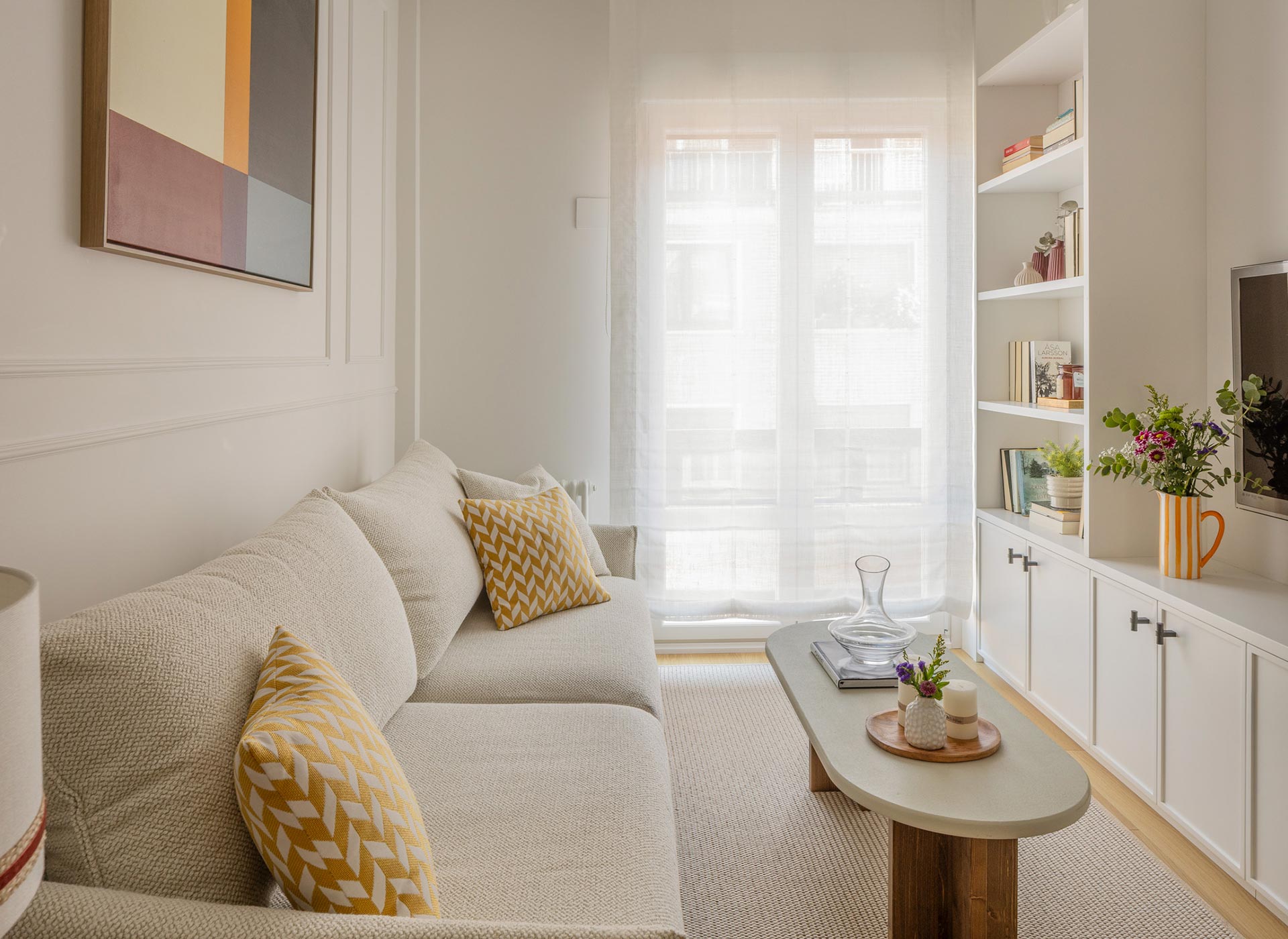 Antes y después: de piso oscuro a hogar luminoso para una madre y su hija en el centro de Bilbao